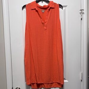 Falls Creek Orange Sleeveless Dress